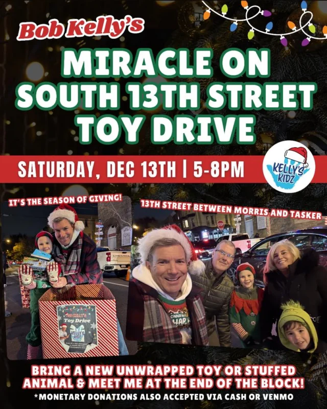 Bring the whole family to check out the famous Miracle on 13th Street Christmas lights!!🌟 We need your help collecting toys for the kids who need it most this holiday season!🎁 Meet me at the end of the street with a toy!🧸

🎄Next Saturday, December 13th from 5-8pm

🚂Bring a new unwrapped toy or stuffed animal to benefit the children at our local pediatric hospitals!