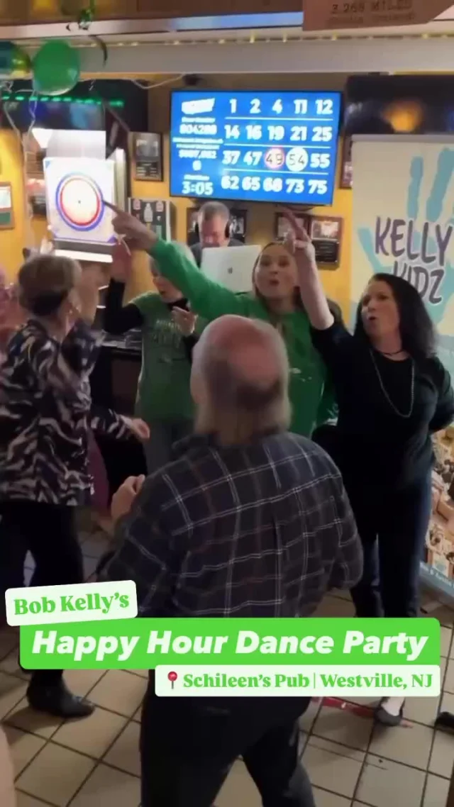 This Friday…you know where to meet me!☘️

After work, come on by Schileens Pub for a Happy Hour with DJ Jerry and I from 5-8PM!🎶 

Bring your best moves, this crew knows how to dance!🕺