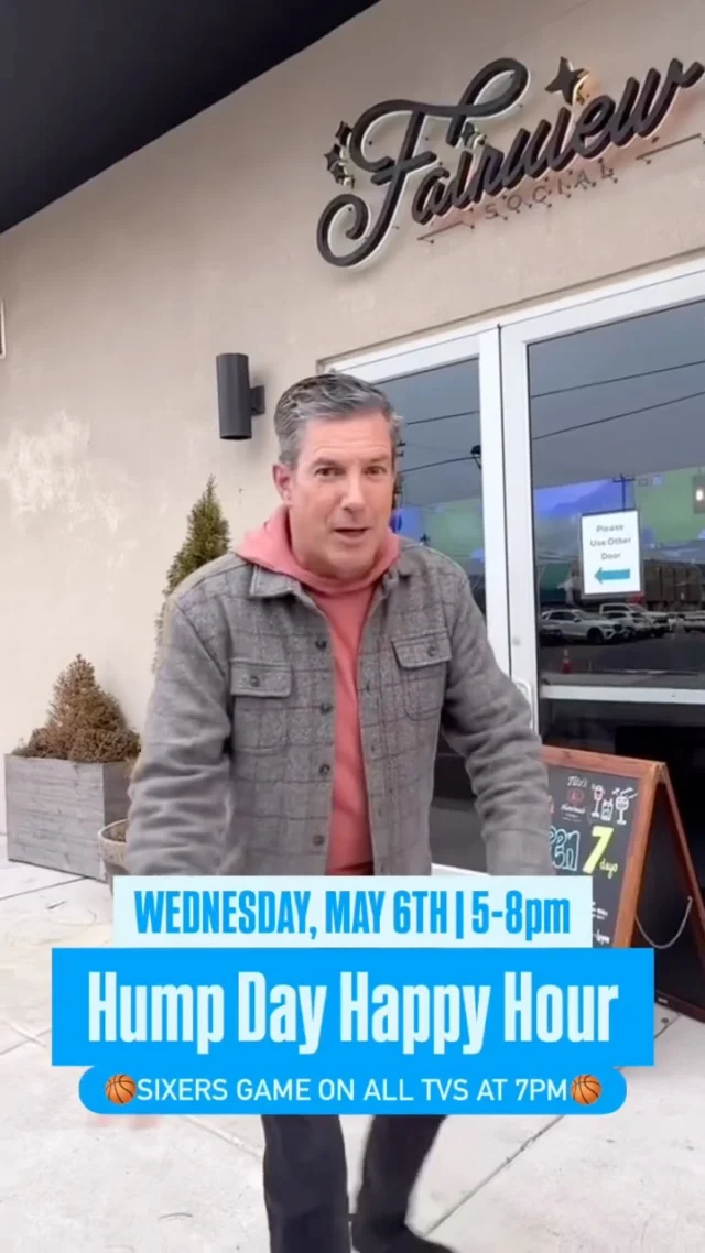 🏀Tomorrow night🏀 Hump Day Happy Hour down the shore at the Fairview Social! We start the music at 5pm so don’t be late!🎶 Help me cheer on our 76ers!

DJ Eric Bartello has the dance floor packed all night long! Can’t make it in person? Tune in LIVE on Kool 98.3 & Mixcloud thanks to David Virgilio at Synergy Broadcasting!📹🎙️

Kelly’s Kidz is always collecting toys and pajamas to benefit the children at Shore Medical Center! Please consider bringing a donation!🧸