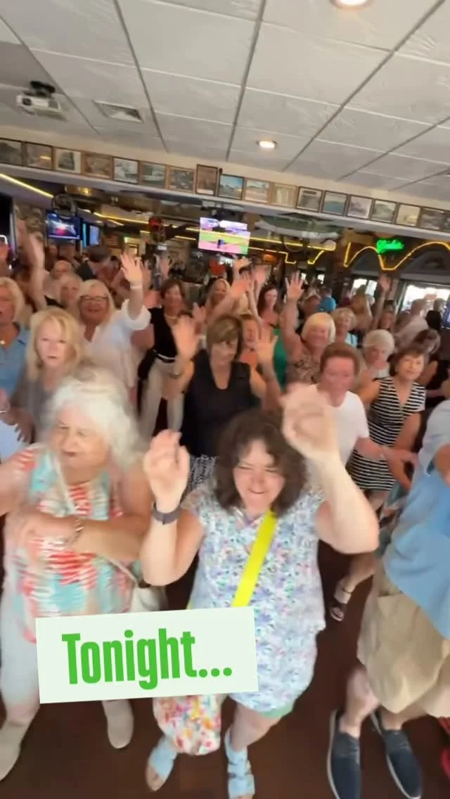 Join me tonight at Caroline’s by the Bay in Somers Point for a Happy Hour Dance Party!🪩🍸

Come for dinner & drinks, stay for the Phillies game that comes on at 8:15!⚾️ Come for a night out with your crew, I have DJ Eric Bartello on the turn tables who gets this crowd moving all night! 

🎙️ We go LIVE on Kool 98.3 so make sure to tune in!

🧸 Please bring a new toy or pair of pajamas to benefit the kids at Shore Medical Center