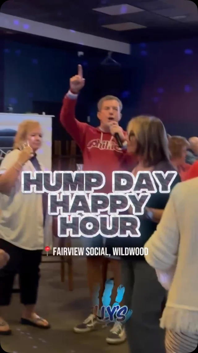 Join me tomorrow night for our WEEKLY Hump Day Happy Hour!🪩🐫

We kick things off at 5pm with DJ Eric Bartello on the turn tables🎶 The kitchen is open so come hungry and ready to dance!🕺

🎙️ We go LIVE on Kool 98.3 & Mixcloud so be sure to tune in! My buddy David behind the camera

➡️ FREE Parking & FREE Seaport Shuttle. Call 609-602-4098

🧸 Every pair of pajamas and toy that is donated to Kelly’s kids, benefits children at the local pediatric hospitals!